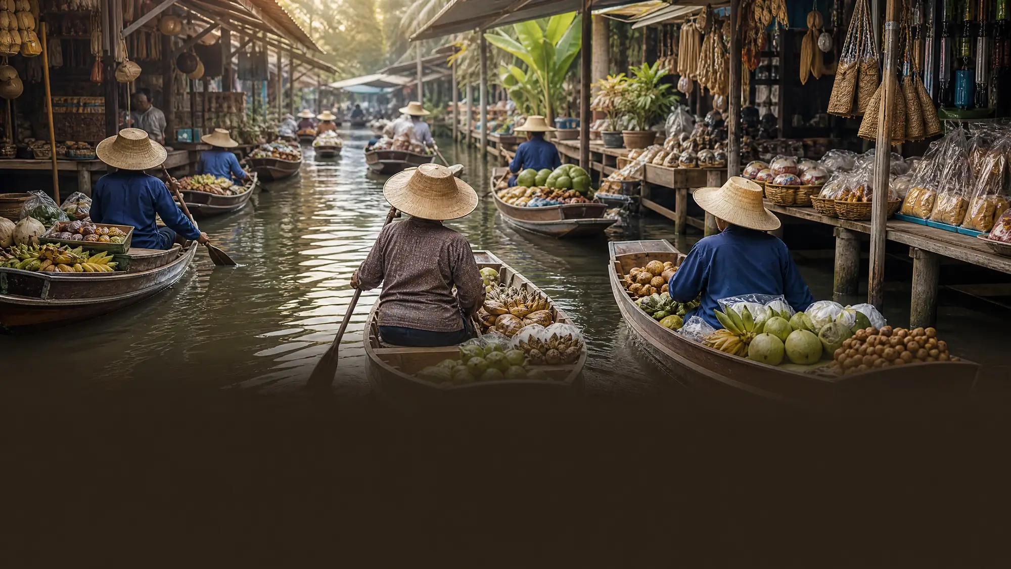 Erkunden Sie Thailands berühmtesten Kanalmarkt. Hier finden Sie praktische Tipps zum Mieten von Booten, zum Vermeiden von Betrug und zur Organisation Ihres Tagesausflugs ab Bangkok.